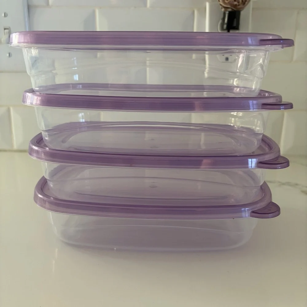 Sistema Blue Avocado Meal Prep Storage Travel Containers Food Kitchen Lot